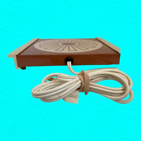 Vintage BISSELL Warming Tray Small 8” Hot Plate Electric Model 155-00 Works MCM - Picture 7 of 13